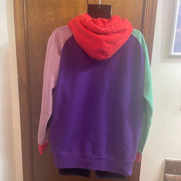 Teddy Fresh Colorblock Sweatshirt Hoodie Size Large - Picture 5 of 12